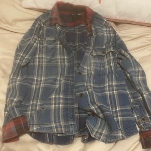 BDG distressed flannel